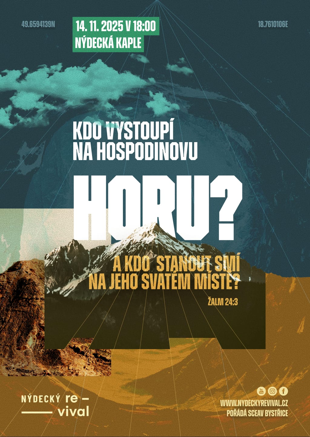 Revival Nýdek - Měsíční křesťanské setkání v Bystřici pod Slezsko, SCEAV, Chvály a Worship